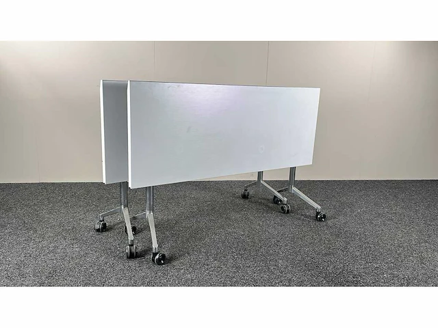 Verrijdbare opklapbare tafel - tafel (2x) - afbeelding 1 van  8