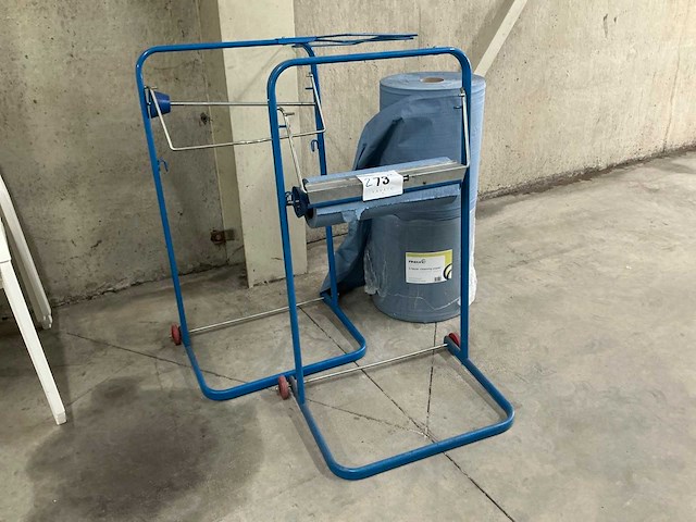 Verrijdbare papierdispenser (2x) - afbeelding 1 van  3