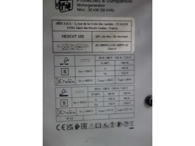 Verrijdbare plasmasnijde gys - afbeelding 2 van  10