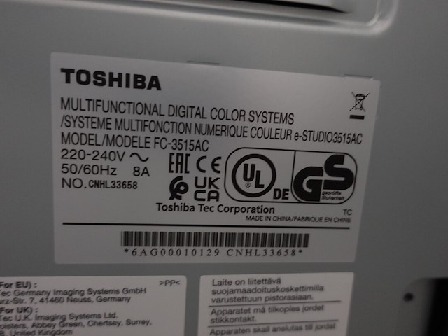 Verrijdbare printer toshiba - afbeelding 5 van  5