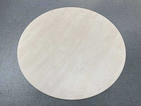 Verrijdbare ronde tafel - bijzettafel (2x) - afbeelding 2 van  6