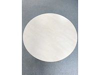 Verrijdbare ronde tafel - bijzettafel (2x) - afbeelding 2 van  7
