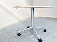 Verrijdbare ronde tafel - bijzettafel (4x) - afbeelding 4 van  9