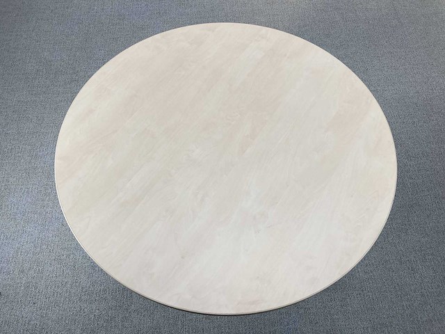 Verrijdbare ronde tafel - bijzettafel (4x) - afbeelding 4 van  6