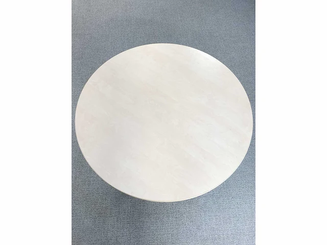 Verrijdbare ronde tafel - bijzettafel (4x) - afbeelding 2 van  9