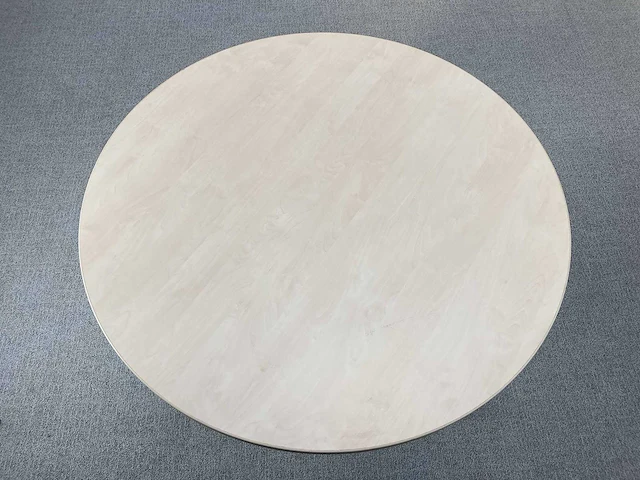 Verrijdbare ronde tafel - bijzettafel (4x) - afbeelding 5 van  9