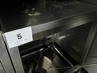 Verrijdbare rvs werktafel - afbeelding 3 van  3