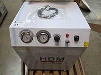 Verrijdbare stille luchtcompressor hbm 30 liter