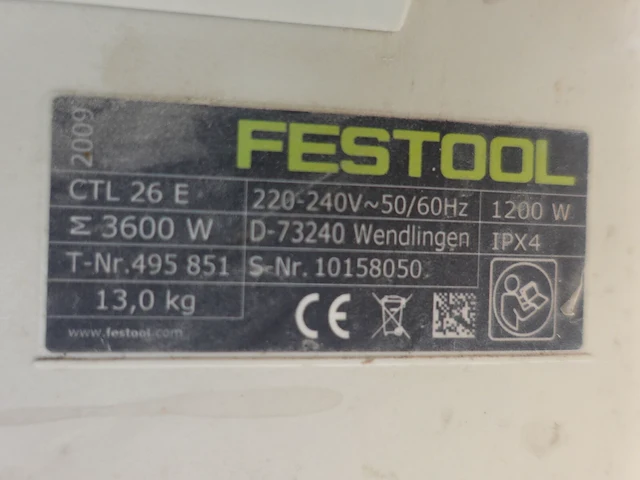 Verrijdbare stofzuiger festool - afbeelding 4 van  4