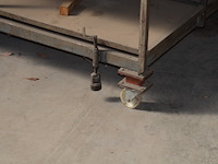 Verrijdbare tafels afm. 3,20m x 1,40m met inox blad - afbeelding 6 van  6