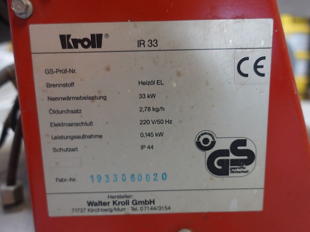Verrijdbare verwarming kroll - afbeelding 4 van  4