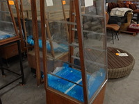 Verrijdbare vintage vitrine - afbeelding 2 van  3