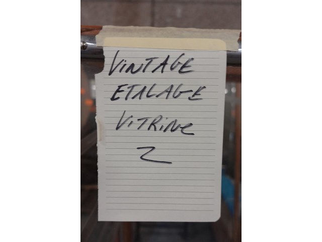 Verrijdbare vintage vitrine - afbeelding 3 van  3