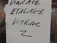 Verrijdbare vintage vitrine - afbeelding 3 van  3