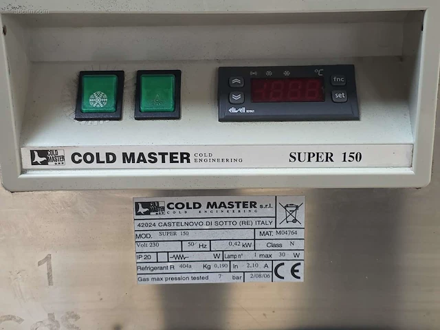 Verrijdbare vitrinekoeltoog coldmaster super 150 - afbeelding 4 van  5