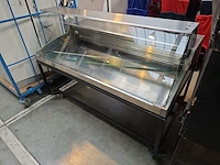 Verrijdbare vitrinekoeltoog coldmaster super 150