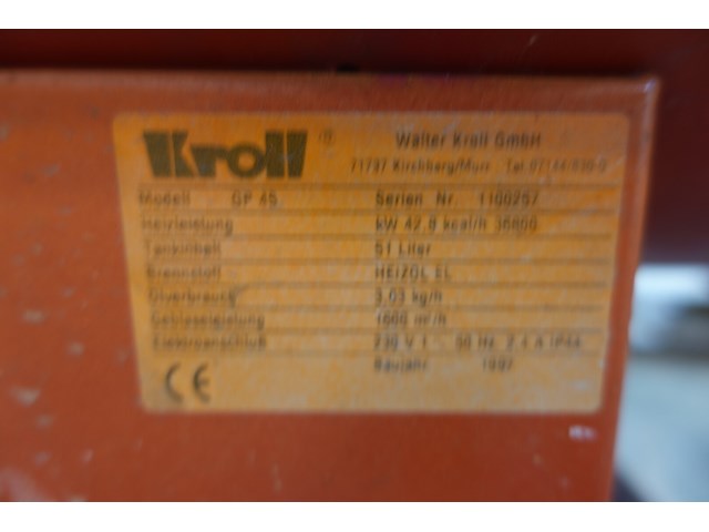 Verrijdbare warmeluchtblazer kroil - afbeelding 6 van  6