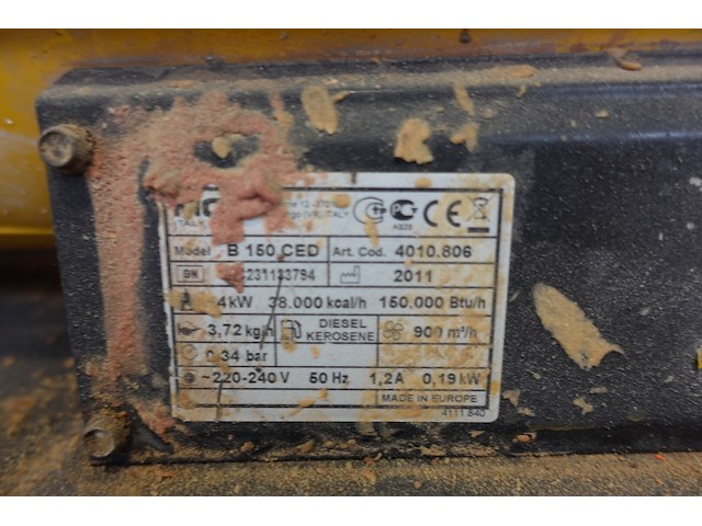 Verrijdbare warmeluchtblazer master - afbeelding 5 van  5