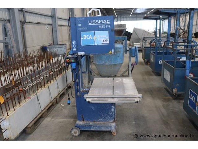 Verrijdbare werflintzaag lissmac mbs-510, bj 2021, sr nr 43272, zaagbladlengte 3750mm - afbeelding 1 van  3