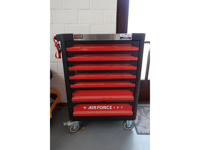 Verrijdbare werkkar airforce jet - afbeelding 1 van  10