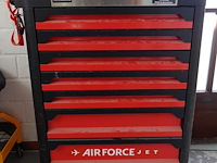 Verrijdbare werkkar airforce jet - afbeelding 1 van  10