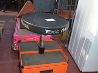 Verrijdbare werkplaatskruk tool mania met 3 laden