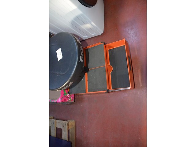 Verrijdbare werkplaatskruk tool mania met 3 laden - afbeelding 3 van  4