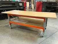 Verrijdbare werktafel (2x)