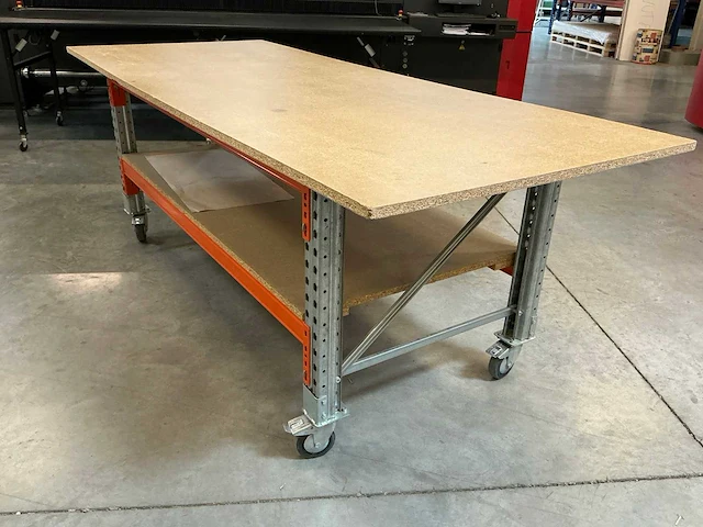 Verrijdbare werktafel (2x) - afbeelding 2 van  4