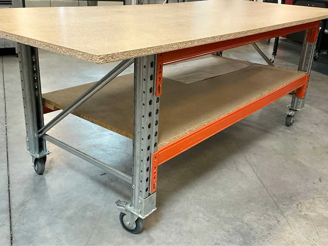 Verrijdbare werktafel (2x) - afbeelding 4 van  4