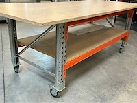 Verrijdbare werktafel (2x) - afbeelding 4 van  4