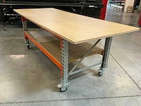 Verrijdbare werktafel (2x) - afbeelding 2 van  4