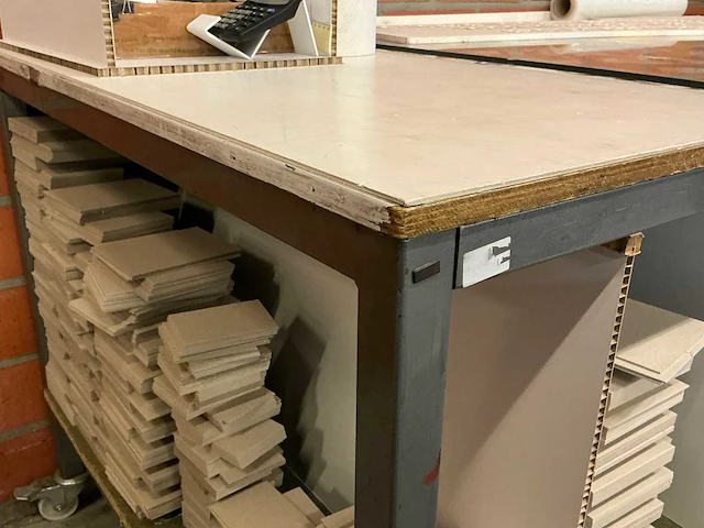 Verrijdbare werktafel (3x) - afbeelding 3 van  4