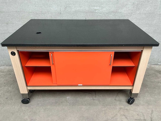 Verrijdbare werktafel uitgifte tafel - afbeelding 5 van  6