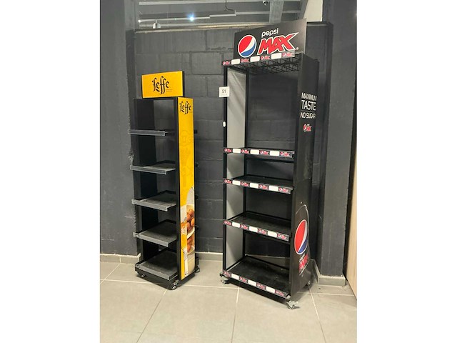Verrijdbare winkel display (2x) - afbeelding 5 van  5