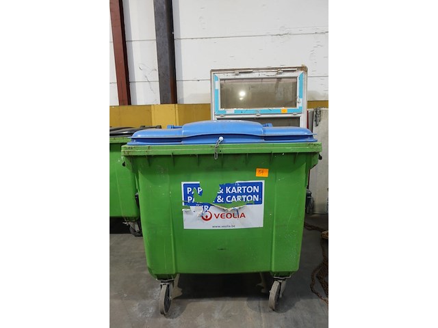 Verrolbare afvalcontainer - afbeelding 1 van  5
