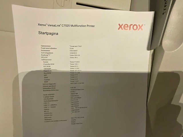 Versalinkc7020 laserprinter - afbeelding 11 van  12