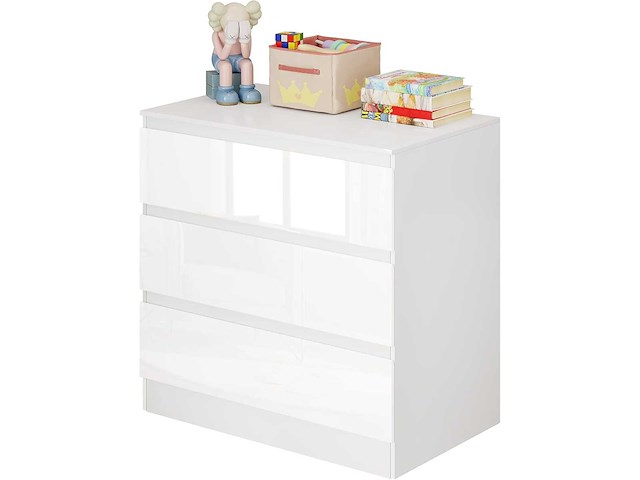 Verschoontafel + ladekast met 3 lades, baby-verschoonkastset - afbeelding 6 van  11