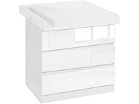 Verschoontafel + ladekast met 3 lades, baby-verschoonkastset - afbeelding 9 van  11