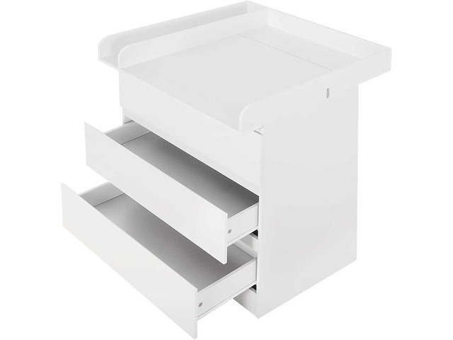 Verschoontafel + ladekast met 3 lades, baby-verschoonkastset - afbeelding 4 van  5
