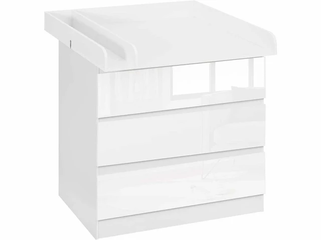 Verschoontafel + ladekast met 3 lades, baby-verschoonkastset - afbeelding 6 van  10