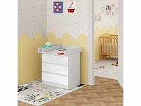 Verschoontafel + ladekast met 3 lades, baby-verschoonkastset - afbeelding 7 van  10
