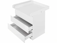 Verschoontafel + ladekast met 3 lades, baby-verschoonkastset - afbeelding 4 van  10