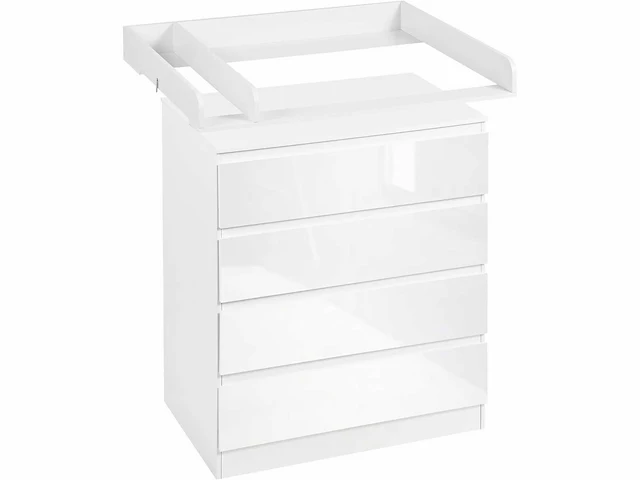 Verschoontafel, verschoonde ladekast met 4 lades, babyladekast + verschoontafel - afbeelding 8 van  9