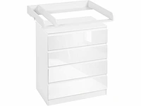 Verschoontafel, verschoonde ladekast met 4 lades, babyladekast + verschoontafel - afbeelding 8 van  9