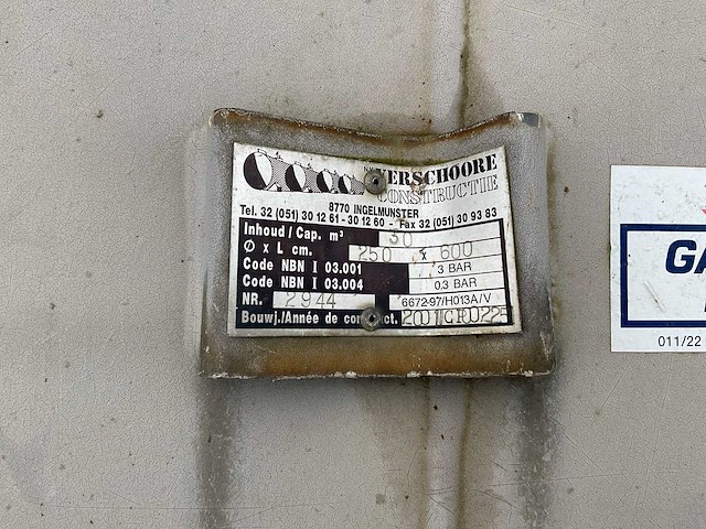 Verschoore contructie verticale opslagtank - afbeelding 6 van  7
