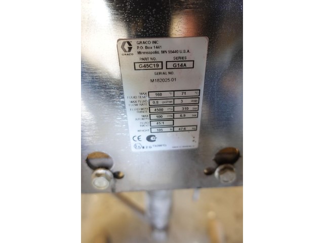 Verspuitmachine graco - afbeelding 3 van  4