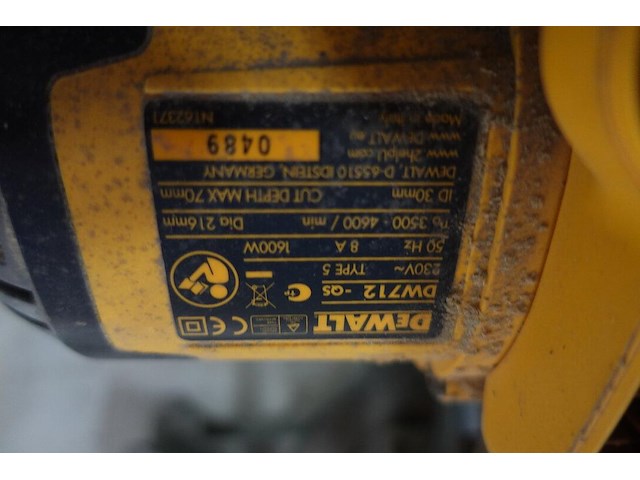 Verstekzaag dewalt + stofzuiger kranzle - afbeelding 4 van  10