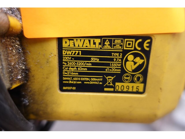 Verstekzaag dewalt - afbeelding 5 van  5
