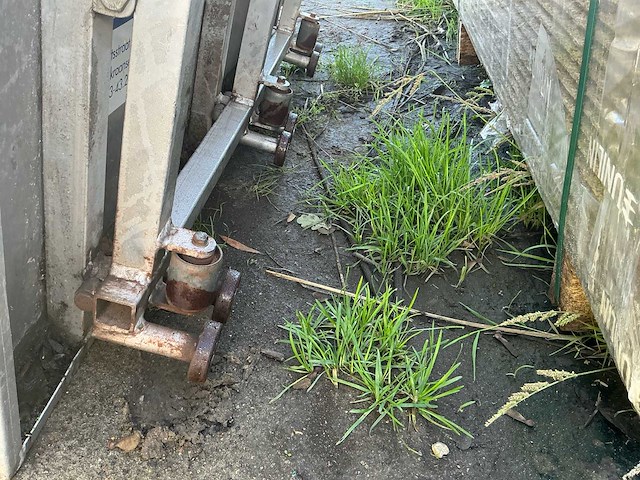 Verstelbaar daktransportframe met rollen voor dakwerken (2x) - afbeelding 5 van  6